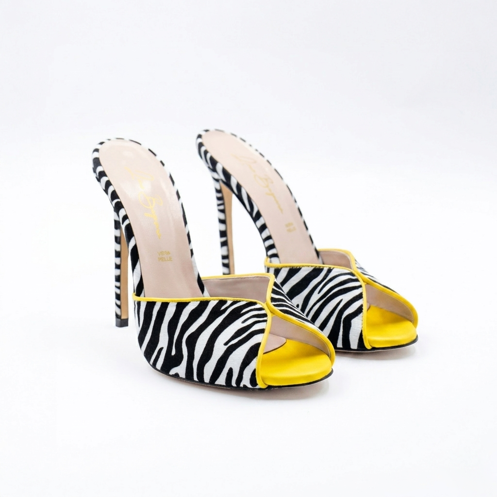 Carla 225 - Tema Zebra BN /EcoPelle
