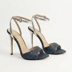 Beatrice 310 - Blu Jeans /Cint. EcoPelle