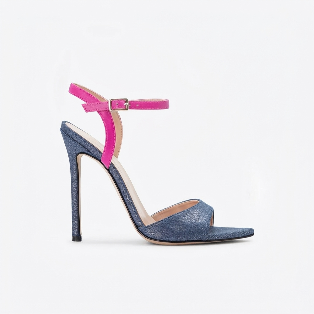 Beatrice 313 - Blu Jeans /Cinturino EcoPelle