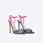 Beatrice 313 - Blu Jeans /Cinturino EcoPelle