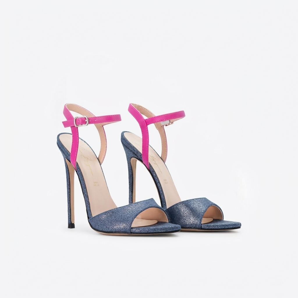 Beatrice 313 - Blu Jeans /Cinturino EcoPelle