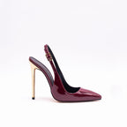 Anna 401 - Vernice /Tacco Platino