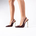Anna 401 - Vernice /Tacco Platino