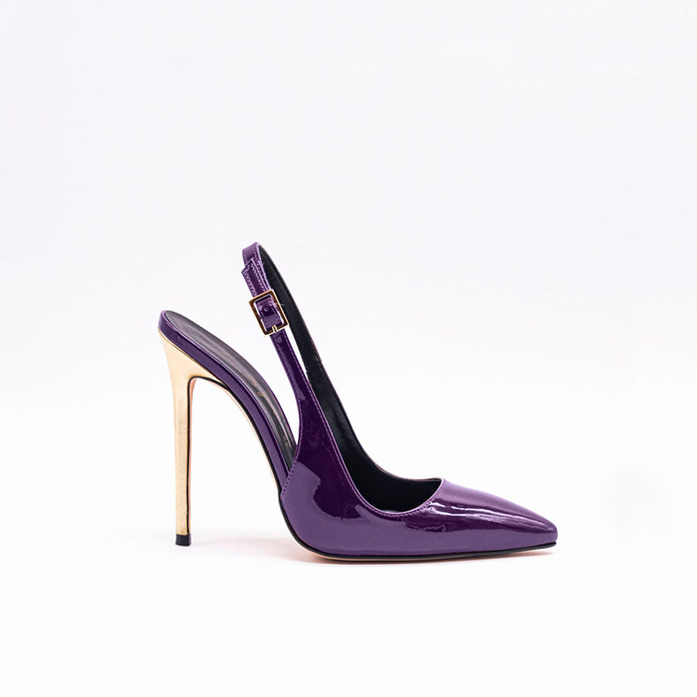 Anna 401 - Vernice /Tacco Platino*