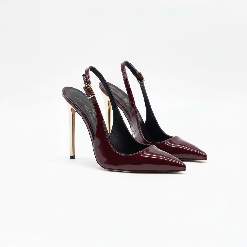 Anna 401 - Vernice /Tacco Platino