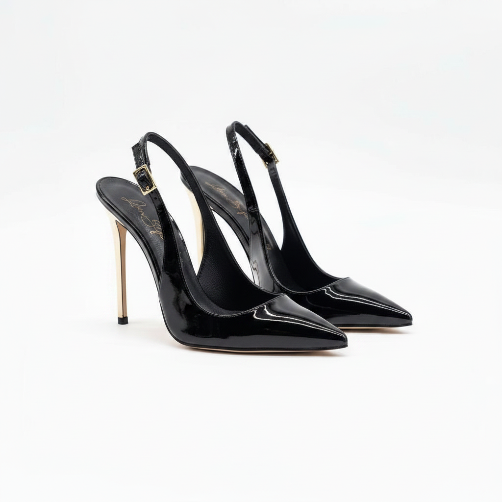 Anna 401 - Vernice /Tacco Platino