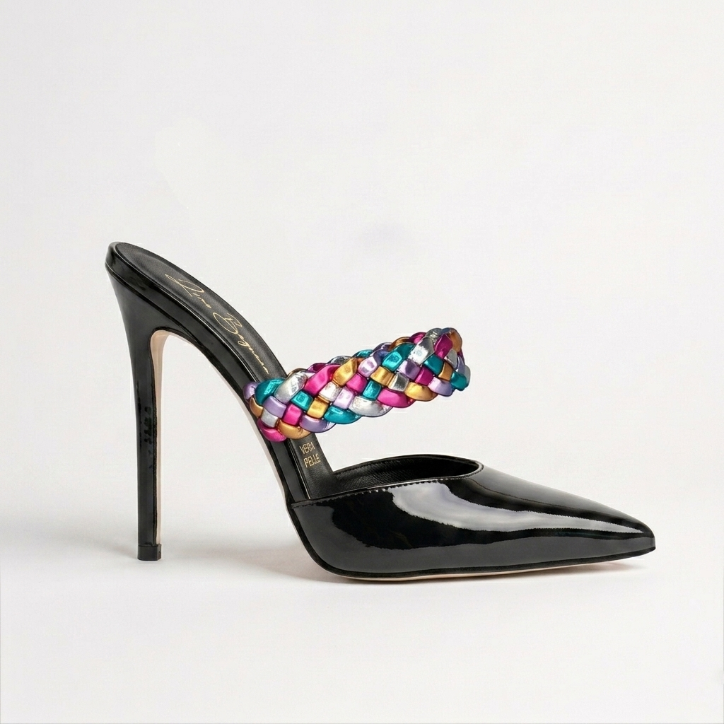 Anna 409 - Vernice /Treccia Multi-color