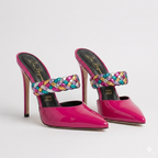 Anna 409 - Vernice /Treccia Multi-color