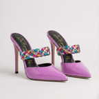 Anna 409 - Vernice /Treccia Multi-color