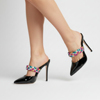 Anna 409 - Vernice /Treccia Multi-color
