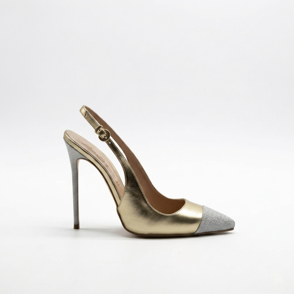 Anna 410 - EcoPelle /Glitter Satinato