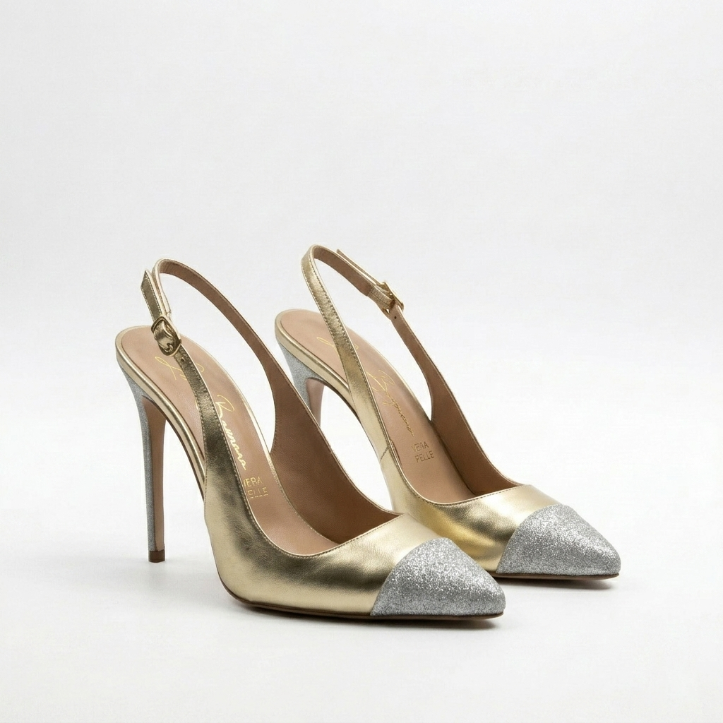 Anna 410 - EcoPelle /Glitter Satinato