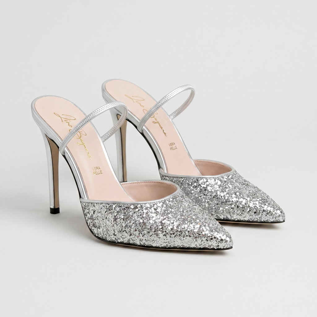 Anna 411 - Glitter /Ecopelle