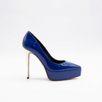 Letizia 700 - Vernice /Tacco Platino