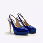 Letizia 701 - Vernice /Tacco Platino