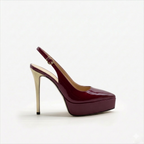 Letizia 701 - Vernice /Tacco Platino