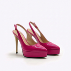 Letizia 701 - Vernice /Tacco Platino