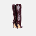 Anna 421 - Croco Glossy Bordeaux