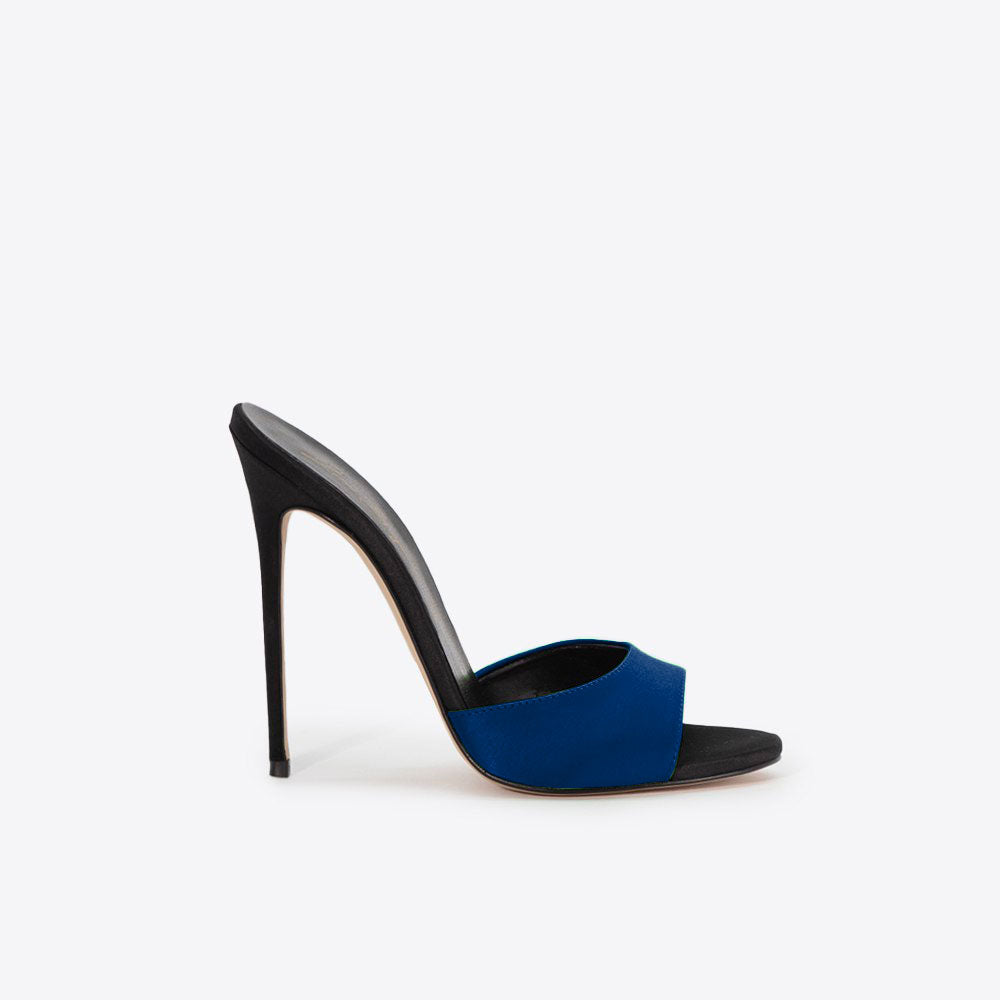 Carla 221 - Raso /Tacco Nero