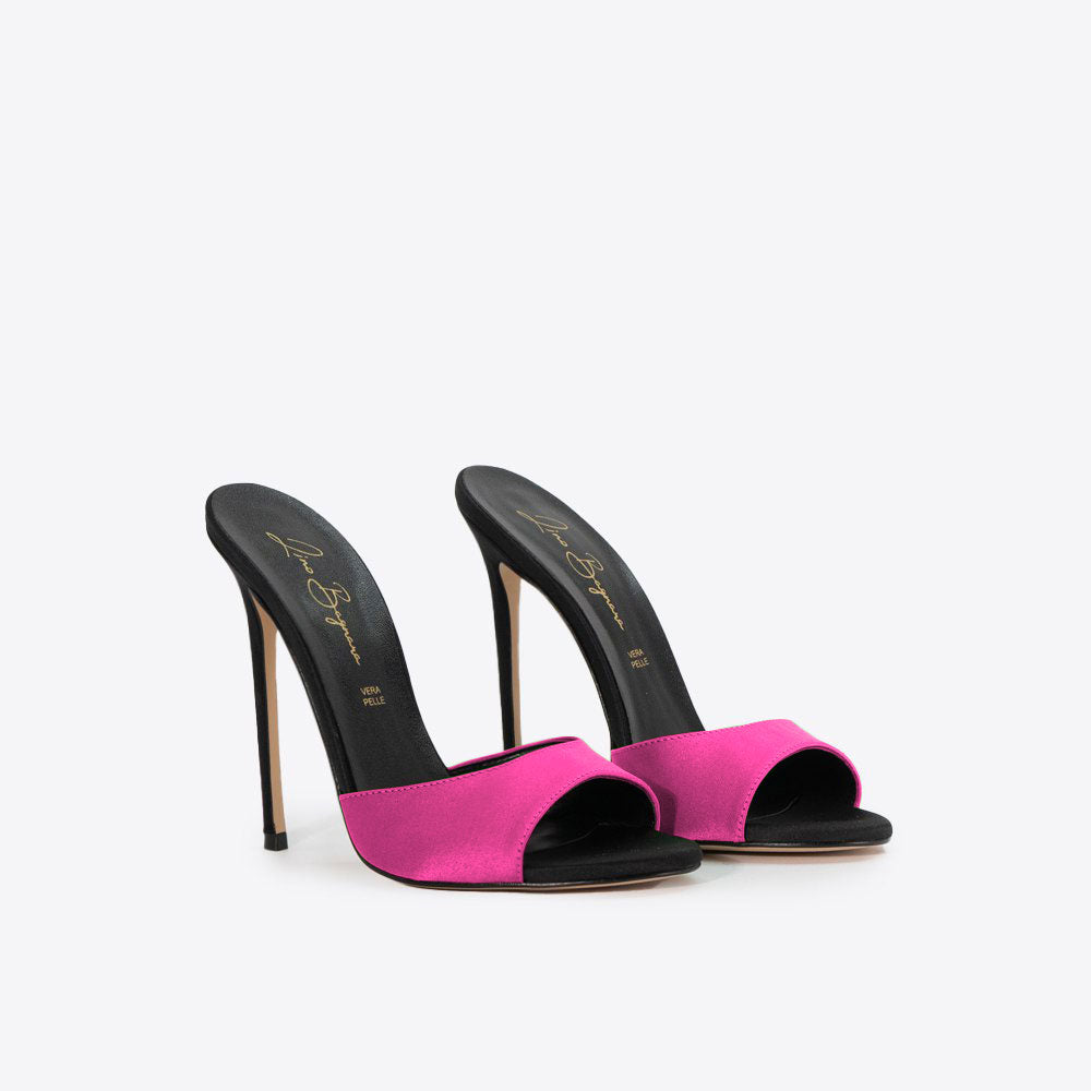Carla 221 - Raso /Tacco Nero
