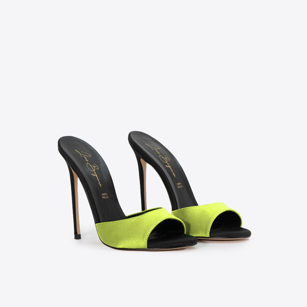 Carla 221 - Raso /Tacco Nero