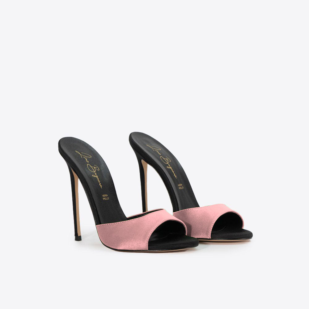 Carla 221 - Raso /Tacco Nero