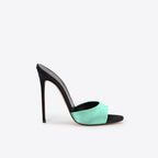 Carla 221 - Raso /Tacco Nero