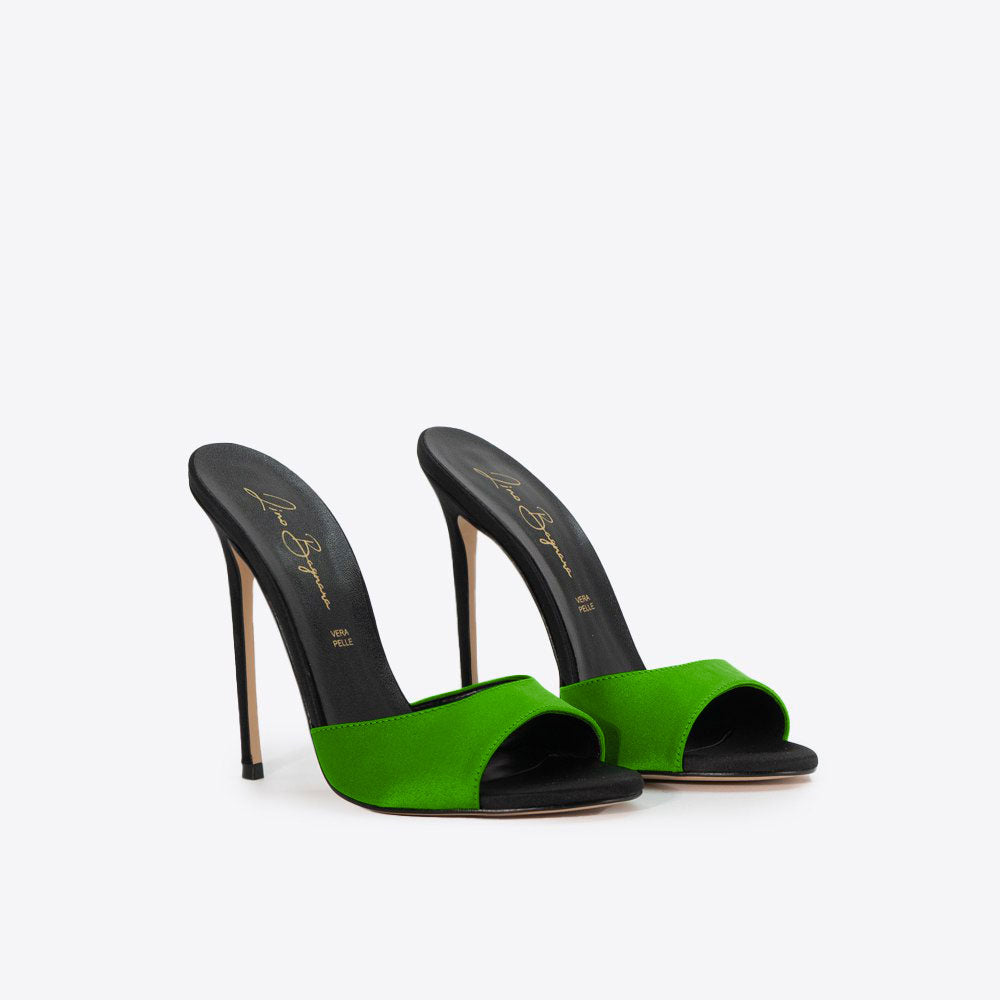 Carla 221 - Raso /Tacco Nero