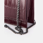 Martina - Croco Glossy Bordeaux