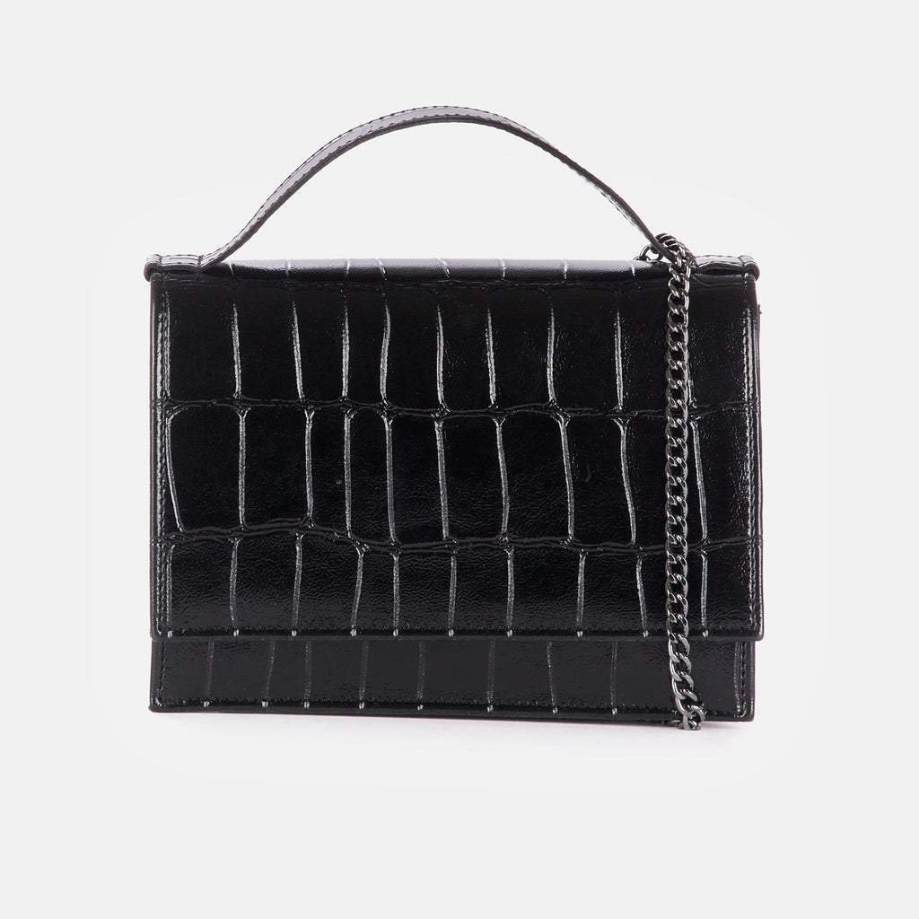 Martina - Croco Glossy Nero