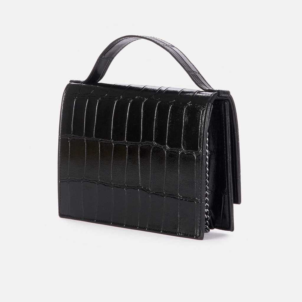 Martina - Croco Glossy Nero