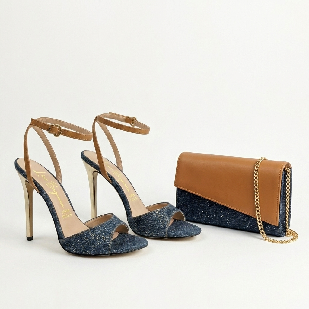 Mary - Blu Jeans /EcoPelle