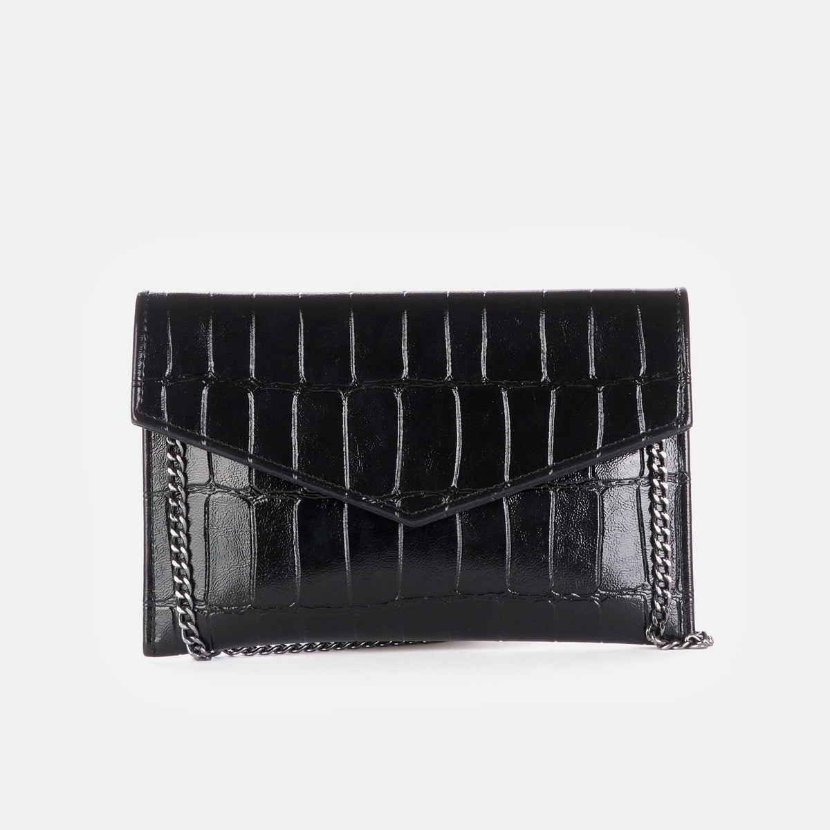 Micol - Croco Glossy Nero