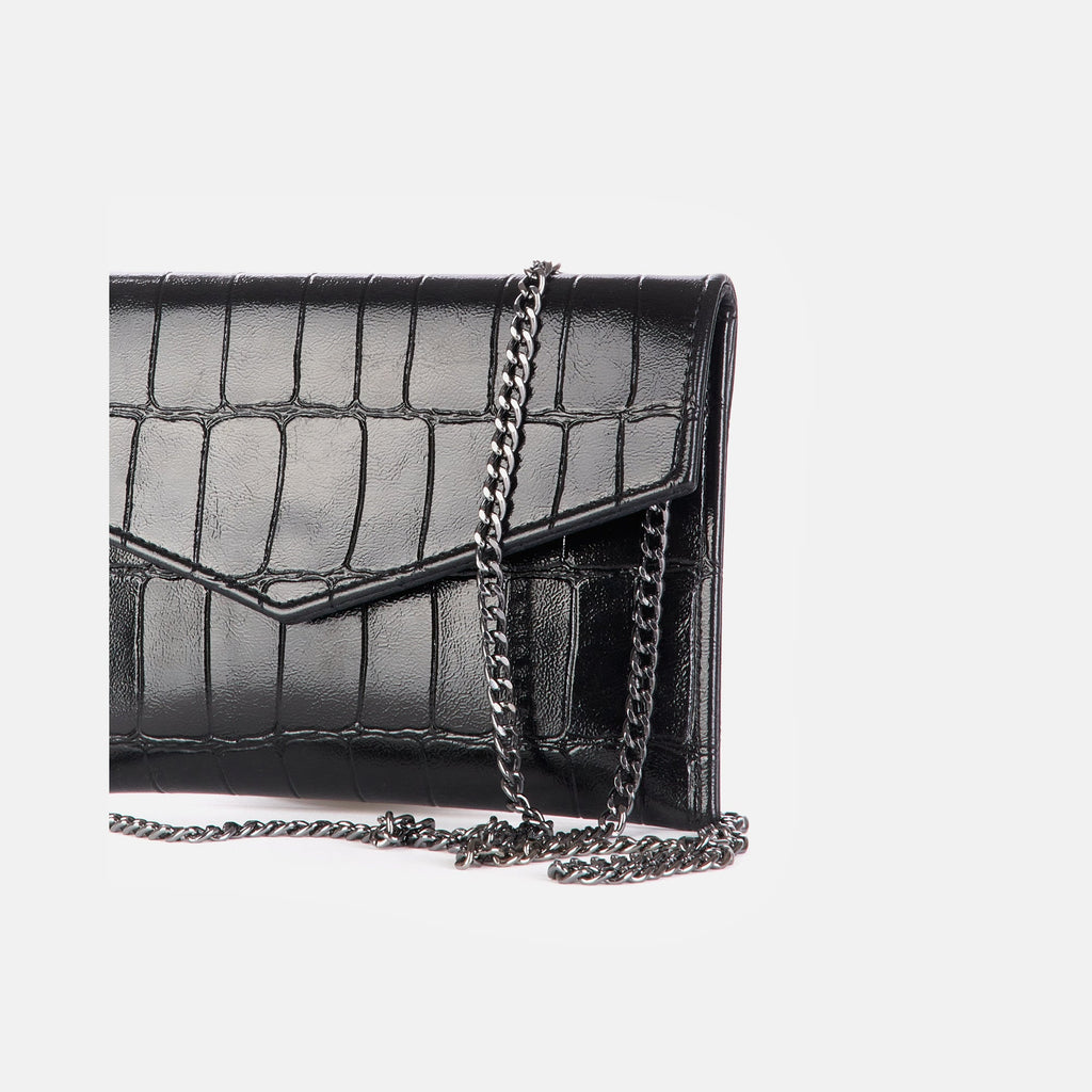 Micol - Croco Glossy Nero